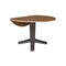 International Concepts 42 in. Solid Wood Round Dual Drop Leaf Dining Pedestal Table - 30.3 in.High in Hickory/Washed Coal K45-42DPT-23B - alternate 4